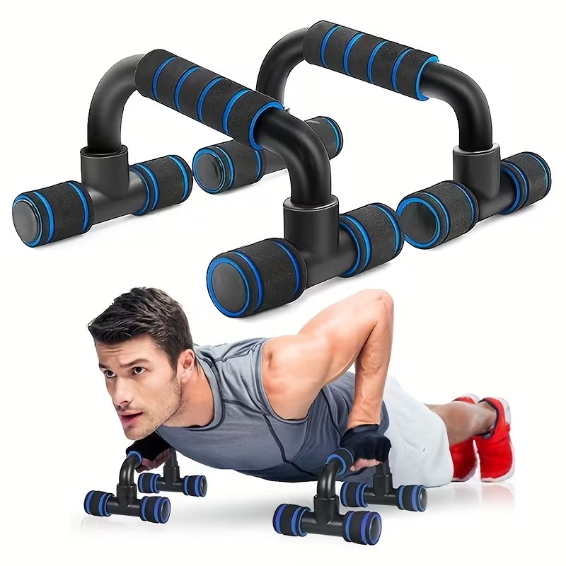 Push-Up Bars Set with Cushioned Foam Grip